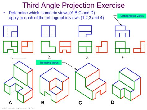 Isometric And Orthographic Drawing Worksheets At