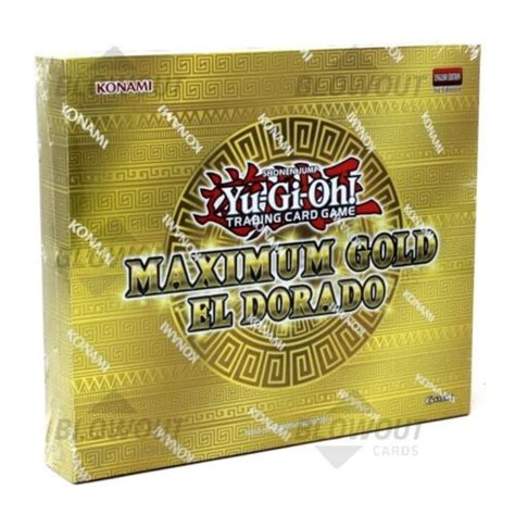 New Yu Gi Oh Tcg Maximum Gold El Dorado Near Mint Con Individual