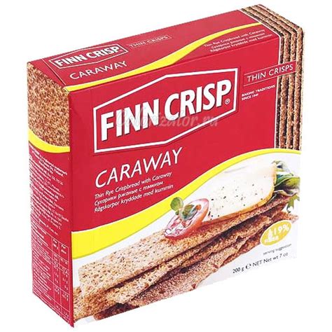 Хлебцы Finn Crisp Caraway с тмином - калорийность, полезные свойства ...