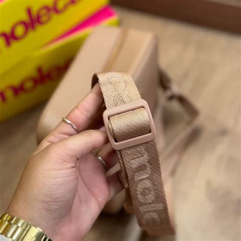 Bolsa Moleca Ref Al A Transversal Retangular Cor Nude Altamir Cal Ados