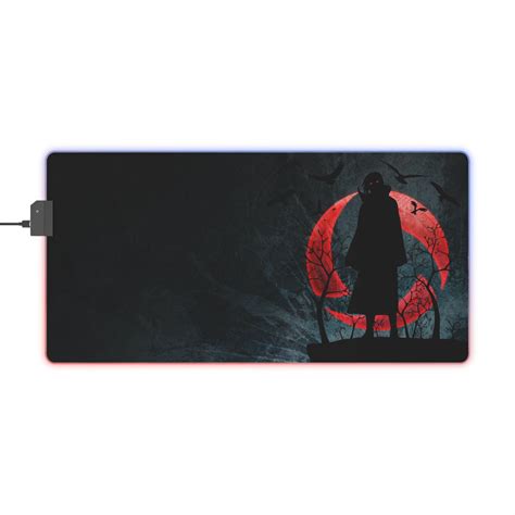 Itachi Naruto Led Gaming Mouse Pad Etsy