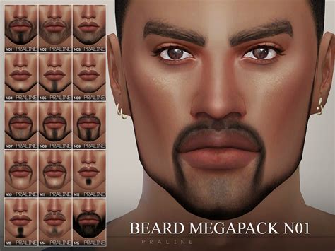 The Sims Resource Beard Megapack N