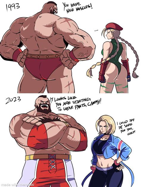 Cammy And Zangief By Tinafate1 Rstreetfighter