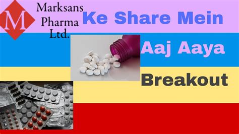 Marksans Pharma Share Latest News Today Marks And Pharma Shares Small