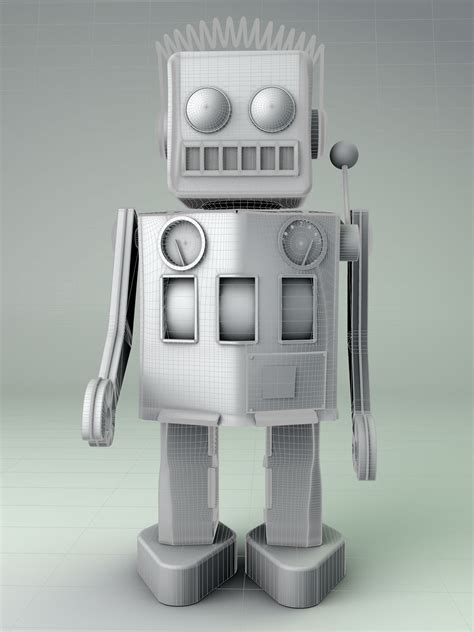 Robot Modelo D Ds Fbx C D Free D