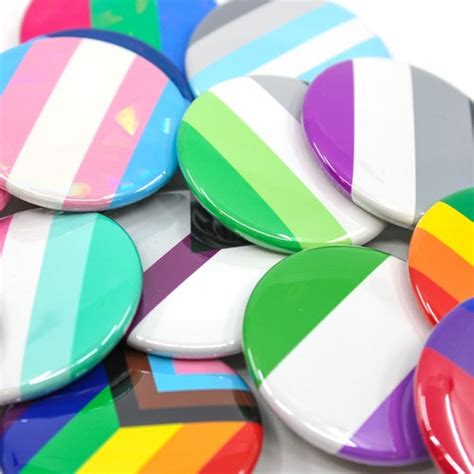 Gay Pride Rainbow Pin Etsy