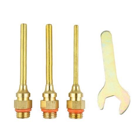 Spatiy Pcs MM Copper Hot Melt Glue Nozzle With Spanner Heavy Duty Long Glue Nozzle For