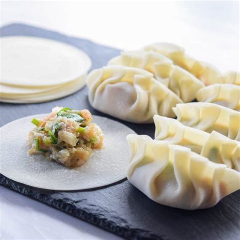 Gyoza Au Poulet Et La Coriandre Raviolis Chinois Patati Patate