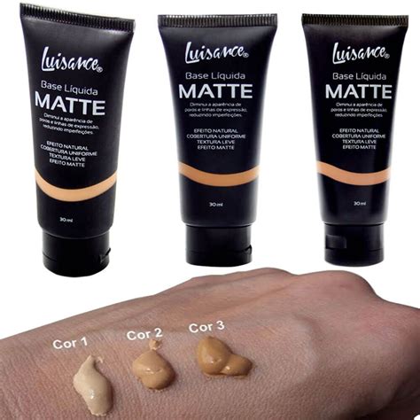 Base Liquida Matte Luisance Cor Distribuidora Dos Cosmeticos