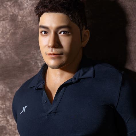 Real Cm Mael Sex Doll Fitness Coach Level Physique Silicone Head Silicone Body Integrated