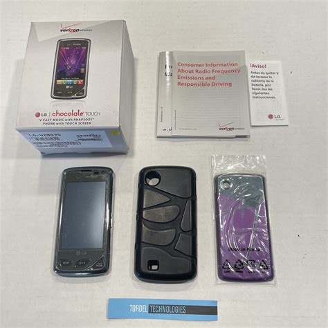 Lg Chocolate Touch Vx8575 Black Verizon Cellular Phone 670541790229