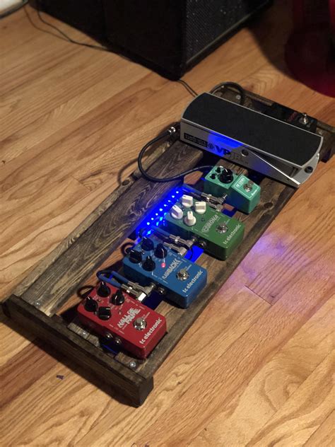 First Complete Pedalboard With DIY Board R Guitarpedals