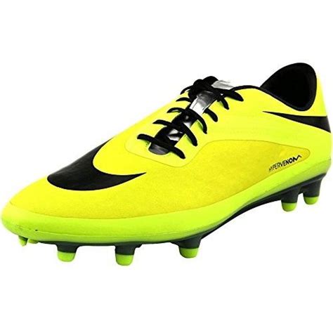 Nike Hypervenom Phatal Fg Mens Soccer Vibrant Yellowmetallic Silver