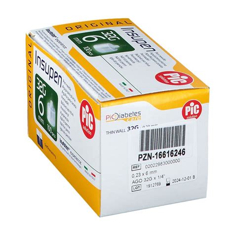 Insupen Pen Nadeln 32G 6 mm 100 St - Shop Apotheke
