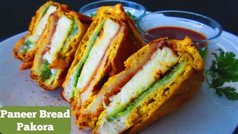 Paneer Bread Pakora Easy Tea Time Snack Recipe Cottage Cheese