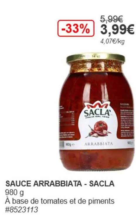 Promo Sauce Arrabbiata Sacla Chez Costco ICatalogue Fr