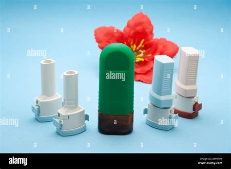 Asthma Inhaler Blue High Resolution Stock Photography And Images Alamy