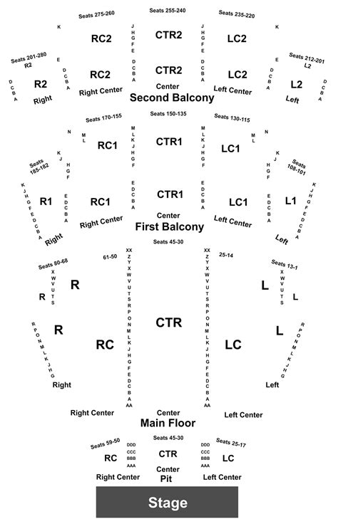 Alberta Jubilee Auditorium Seating Chart: A Visual Reference of Charts ...