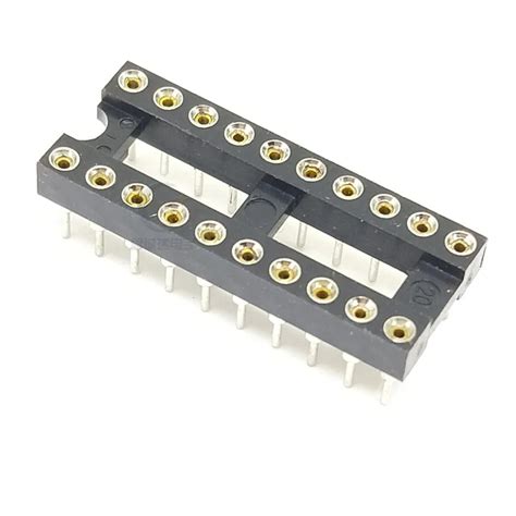 Round Hole Ic Socket Connector Integrated Circuit Socket