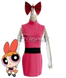 The Powerpuff Girls Z Blossom Momoko Akatsutsumi Orange Cosplay Wig