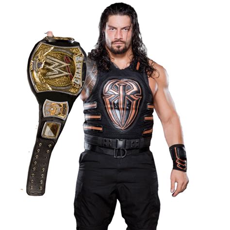 Roman Reigns Wwe` Champion Belt Png By Wweroyiswar By Myziggler On