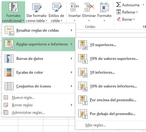 Ejemplos De Formato Condicional Excel Contable 12972 Hot Sex Picture