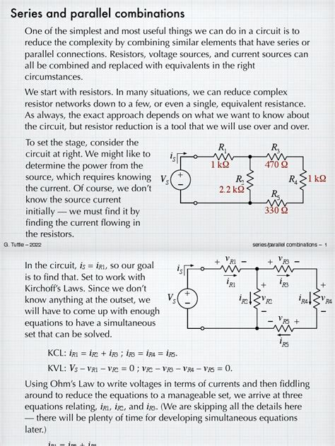 Equivalent Resistance Simplifying Complex Resistor Networks Through