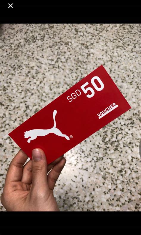 Puma Vouchers Tickets And Vouchers Vouchers On Carousell