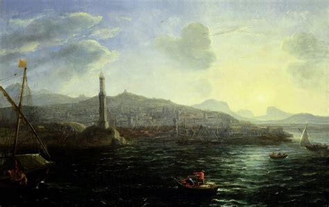 port  genoa sea view  claude lorrain