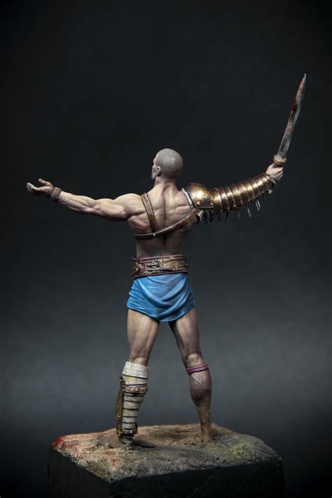 Secutor Roman Gladiator By Luca Riva Putty Paint