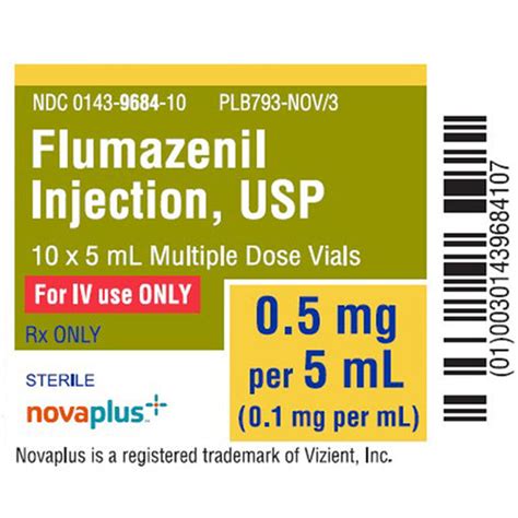 Flumazenil for Injection — Mountainside Medical Equipment