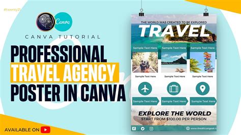 Canva Tutorial For Beginners How To Design A Travel Poster In Canva