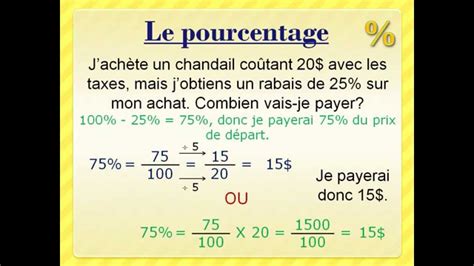 Comment Calculer Le Pourcentage