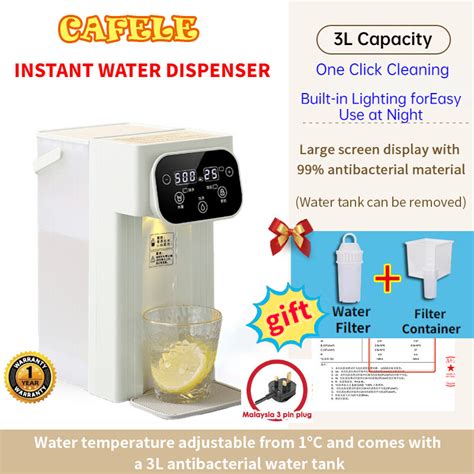 Xiaomi T Home And Office Desktop Instant Hot Water Dispenser With L Water Tank Mini And