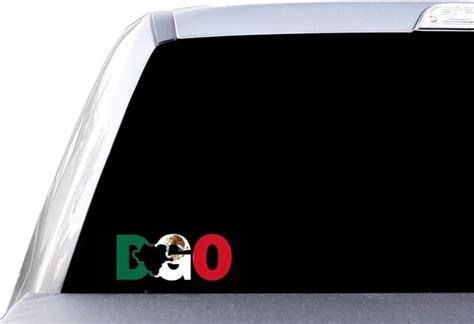 Durango Dgo Mexican Flag Colors Sticker Vinyl Decal Etsy