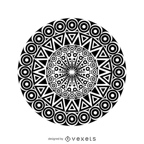 Baixar Vetor De Desenho De Mandala Tribal