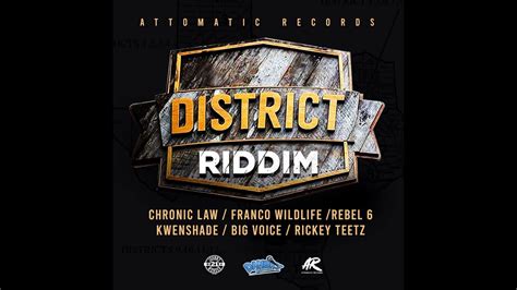 Mr Bruckshut District Riddim 2019 Mix Attomatic Records Youtube