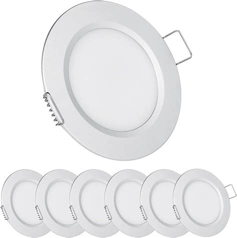 Gr4tec Spot Led Encastrable Extra Plat 12v 4 X 3w Spot Salle De Bain Ip44 3000k Blanc Chaud