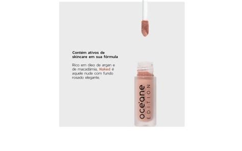 Kit Océane Edition Mini Color My Lips Batom Real Deal Naked e Hype 3 produtos