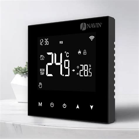 ᐉ Терморегулятор для газового котла NAVIN WT100 B-3А с Wi-Fi Черный ...