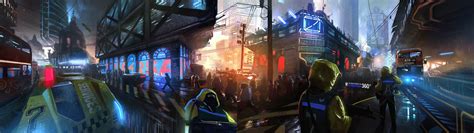 Cyberpunk Dual Screen Wallpapers Top Free Cyberpunk Dual Screen