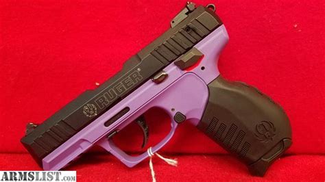 Armslist For Sale Ruger Sr 22 22lr Pistol Purple Black