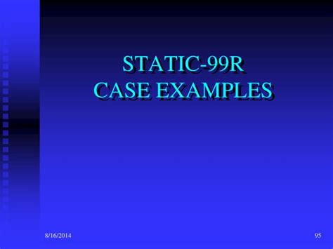 Ppt The Static R Saratso State Authorized Risk Assessment Tool For Sex Offenders