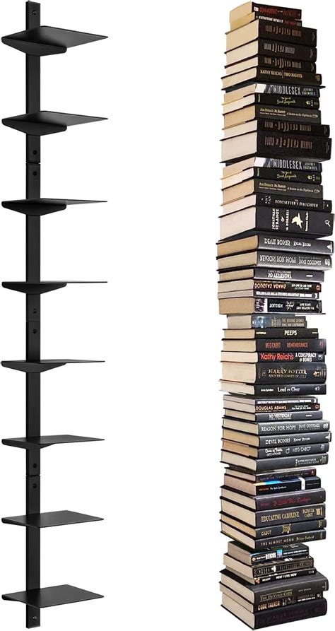 Art Tree Invisible Floating Bookshelf Shelf For Wall Mounted 8