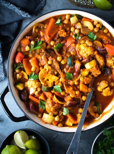 Easy One Pot Moroccan Vegetable Tagine The Balanced Kitchen