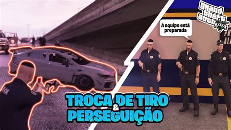 Gta Rp Patrulha Policial Gcm Troca De Tiros Youtube