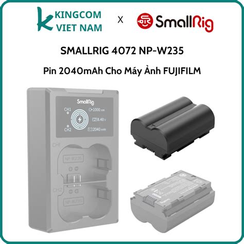 SMALLRIG 4072 NP W235 Pin 2040mAh Dành Cho Máy Ảnh FUJIFILM Hàng