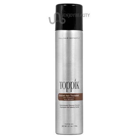 Toppik Colored Hair Thickener Dry Formula 51 Oz Medium Brown