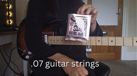 I Got The Thinnest Guitar Strings In The World Just To Play Metal Riffs