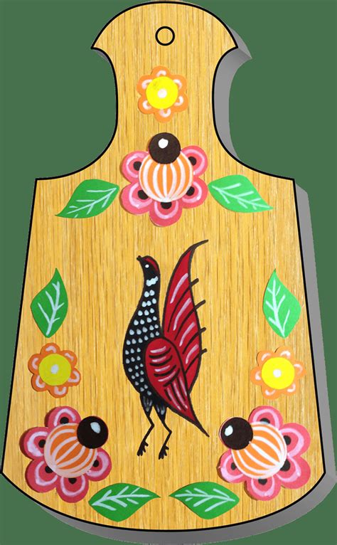 Рисунок городецкой росписи в 5 класс